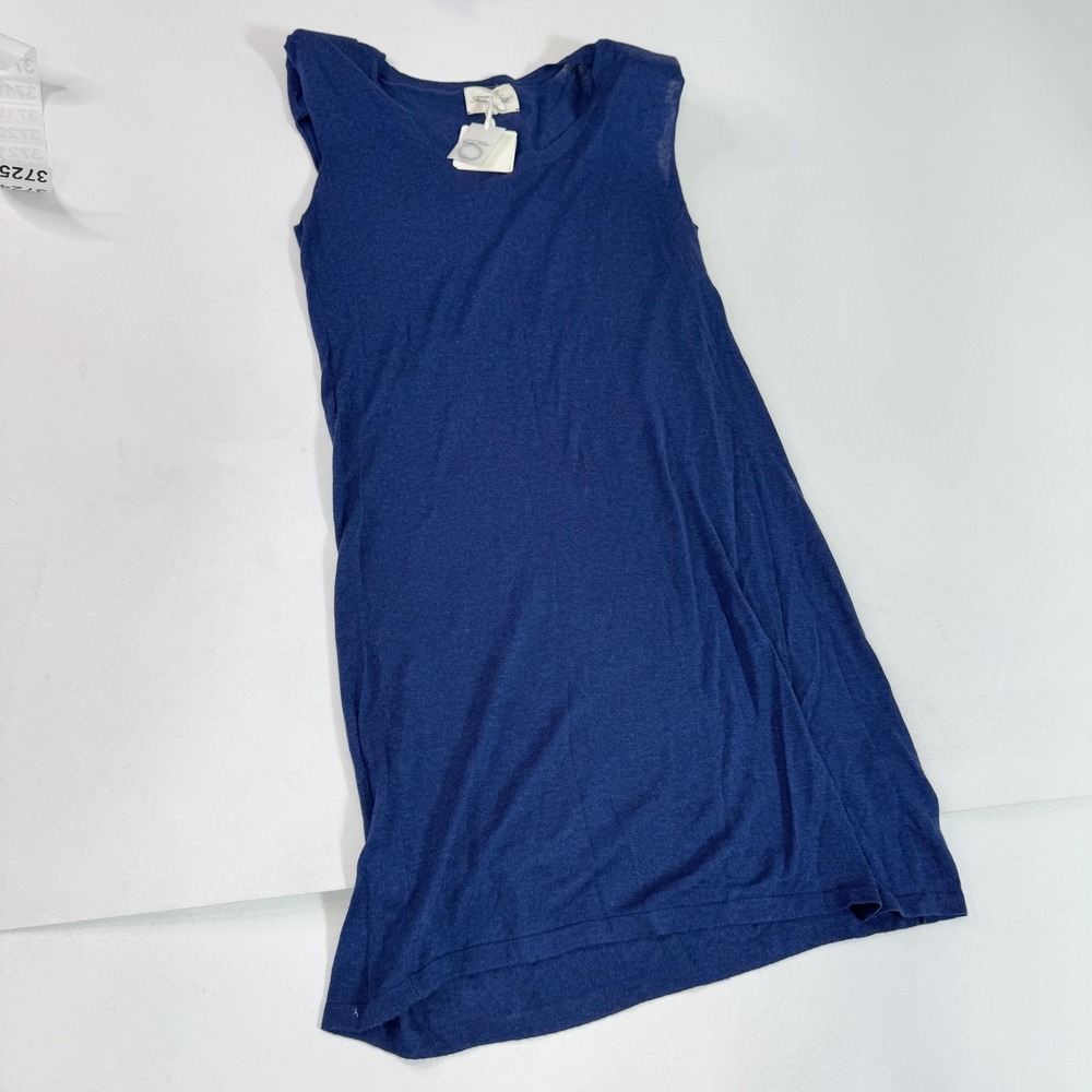 American Vintage Dress Womens Small Sleeveless Tank Indigo Melange R501 ILL225
